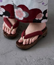 asaka（アサカ）の「大人浴衣ブランドasaka 桐下駄  無地 浴衣用（和装小物）」