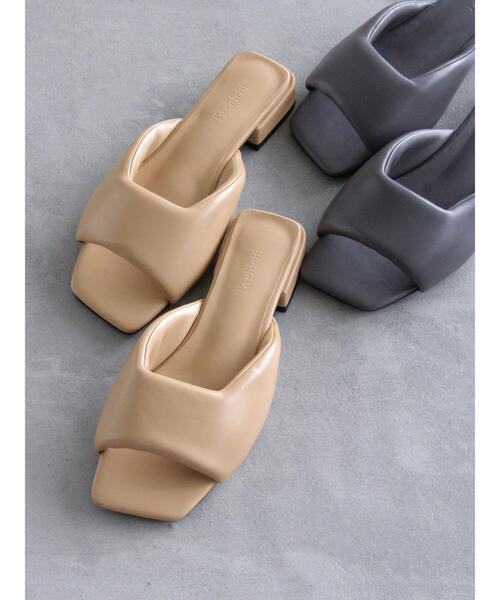 Te chichi（テチチ）の「ボリュームアッパーサンダル（サンダル・レディース・チャコールグレー/ベージュ/グリーン・37/38）」の3枚目の写真