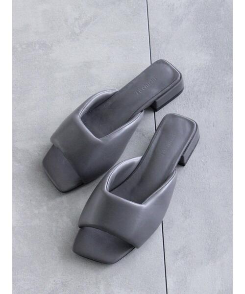 Te chichi（テチチ）の「ボリュームアッパーサンダル（サンダル・レディース・チャコールグレー/ベージュ/グリーン・37/38）」の2枚目の写真