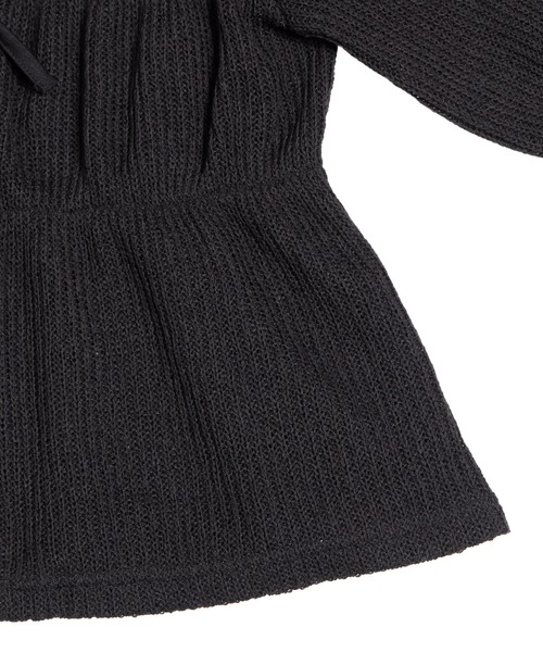 PUNYUS（プニュズ）の「フロントリボンカーディガン（カーディガン/ボレロ・レディース・ブラック/ブラウン・1/2/3/4）」の16枚目の写真