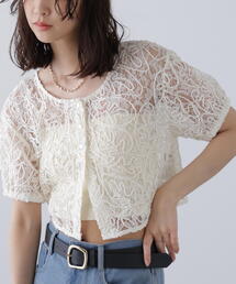 FREE'S MART | ◆レースコード刺繍前後２ＷＡＹブラウス(シャツ/ブラウス)