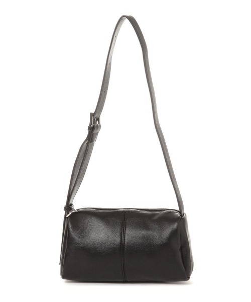 セール】フェイクレザーソフトスクエアショルダーバッグ