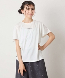 a.v.v（アーヴェヴェ）の「[100-160]【WEB限定/接触冷感】フレアスリーブTシャツ（Tシャツ/カットソー）」
