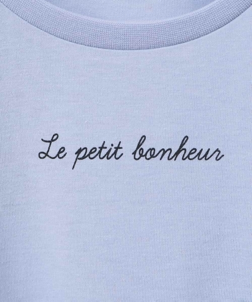 a.v.v（アーヴェヴェ）の「[100-160]【WEB限定/接触冷感】フレアスリーブプチロゴTシャツ（Tシャツ/カットソー・キッズ・ライラック/ホワイト/ライトブルー・110/100/120/130/140/160/150）」の5枚目の写真