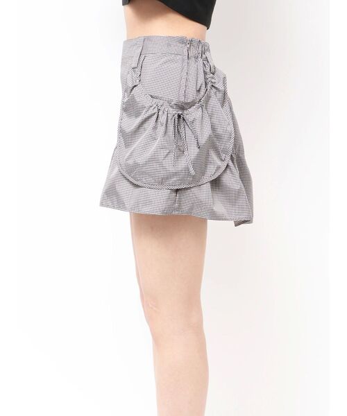 EMODA(エモダ)の「ハングポケットフレアミニスカート(スカート・レディース・その他/ブラック/グレー・FREE)」の6枚目の写真