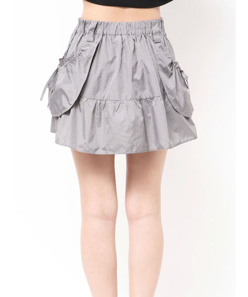 EMODA(エモダ)の「ハングポケットフレアミニスカート(スカート・レディース・その他/ブラック/グレー・FREE)」の7枚目の写真