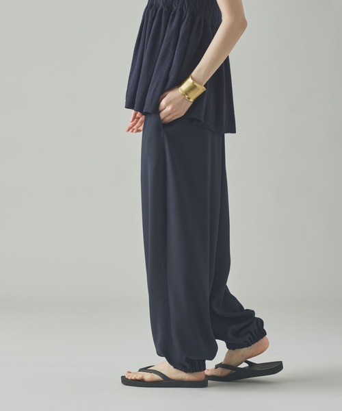 Curensology リネン ヘリンボン ショートパンツ 麻 カレンソロジー