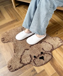 CALIFORNIA OUTFITTERS（カリフォルニア アウトフィッターズ）の「6A3 犬のひらきマット 60×66 玄関 リビング 柴犬 シュナウザー プードル（ラグ/マット）」