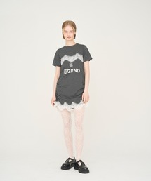【Nora Lily】「elle」Lingerie Hybrid Logo Tee Dress