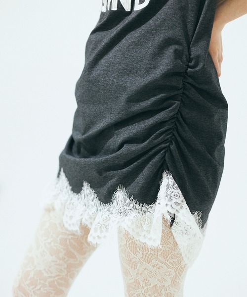tシャツ 「Nora Lily」「elle」Lingerie Hybrid Logo Tee Dress レディース セール】【Nora Lily】「elle」Lingerie Hybrid Logo Tee Dress