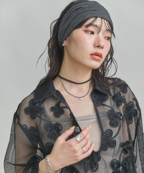 ブラウス シャツ 「ZOZO限定」FLOWER MESH TOPS レディース セール】【ZOZO限定】FLOWER MESH TOPS（シャツ/ブラウス