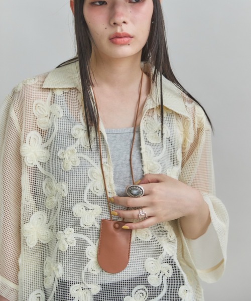 ブラウス シャツ 「ZOZO限定」FLOWER MESH TOPS レディース セール】【ZOZO限定】FLOWER MESH TOPS（シャツ/ブラウス