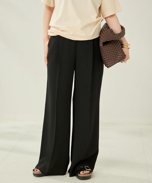 plage（プラージュ）の「les Tendre easy care スラックス（スラックス