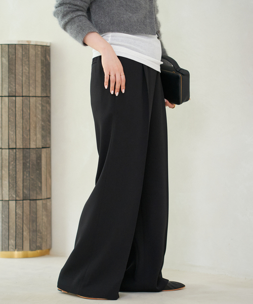 les Tendre easy care スラックス（スラックス）｜Plage