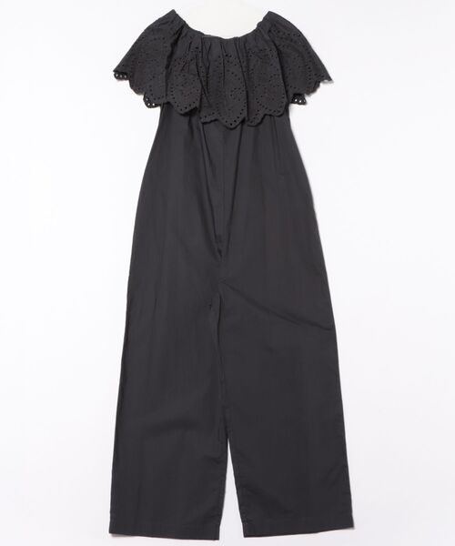 Scrap Book（スクラップブック）の「【Scrap Book】レースサロペット（サロペット/オーバーオール・レディース・グレー/ブラック/ベージュ・FREE）」の3枚目の写真