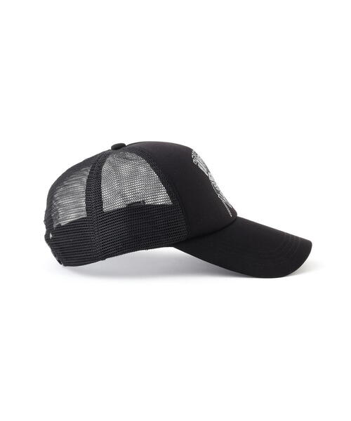 ari　キャップ 直営店限定》RHINESTONE CARDS&DICE MESH CAP/ラインストーン