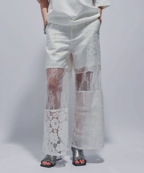 HARE パッチワークレースパンツ パッチワークレースパンツ(HARE)（その他パンツ）｜HARE（ハレ）の