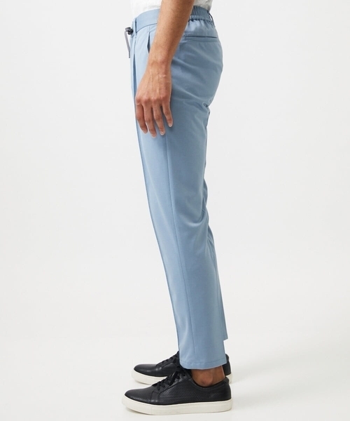 MICHEL KLEIN HOMME (ミッシェルクランオム)の「ドライタッチイージーパンツ(スラックス・メンズ・ライトブルー/ネイビー・MEDIUM/LARGE/X-LARGE)」の12枚目の写真