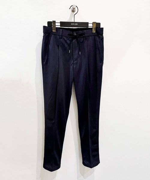 MICHEL KLEIN HOMME (ミッシェルクランオム)の「ドライタッチイージーパンツ(スラックス・メンズ・ライトブルー/ネイビー・MEDIUM/LARGE/X-LARGE)」の4枚目の写真