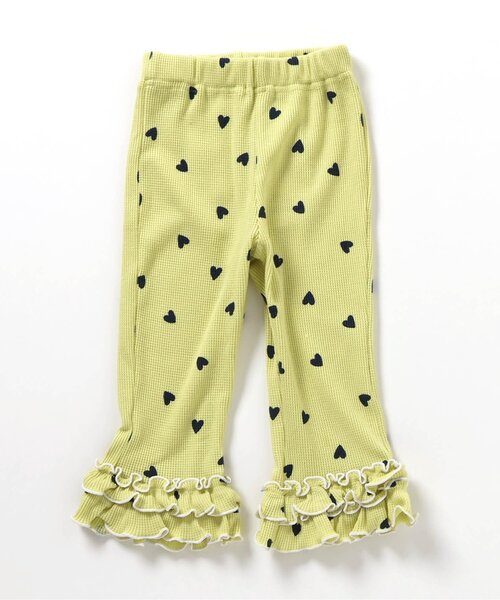 apres les cours（アプレレクール）の「【セットアップ可/ジュニア対応】ワッフルフリルメローレギンス（レギンス/スパッツ・キッズ・イエロー/アイボリー・130/120/110/100/90/80）」の16枚目の写真