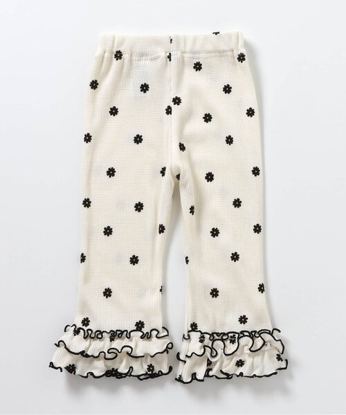 apres les cours（アプレレクール）の「【セットアップ可/ジュニア対応】ワッフルフリルメローレギンス（レギンス/スパッツ・キッズ・イエロー/アイボリー・130/120/110/100/90/80）」の17枚目の写真