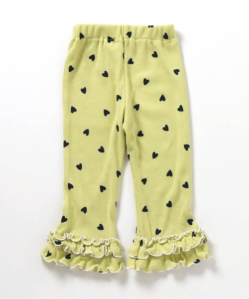 apres les cours（アプレレクール）の「【セットアップ可/ジュニア対応】ワッフルフリルメローレギンス（レギンス/スパッツ・キッズ・イエロー/アイボリー・130/120/110/100/90/80）」の18枚目の写真