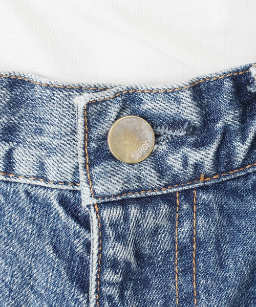 SERGE de bleu（サージ）の「SERGE/サージ REMAKE DARTS PANTS（デニムパンツ・レディース・ブルー・23/24/25/26）」の12枚目の写真