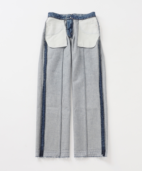 SERGE de bleu（サージ）の「SERGE/サージ REMAKE DARTS PANTS（デニムパンツ・レディース・ブルー・23/24/25/26）」の9枚目の写真