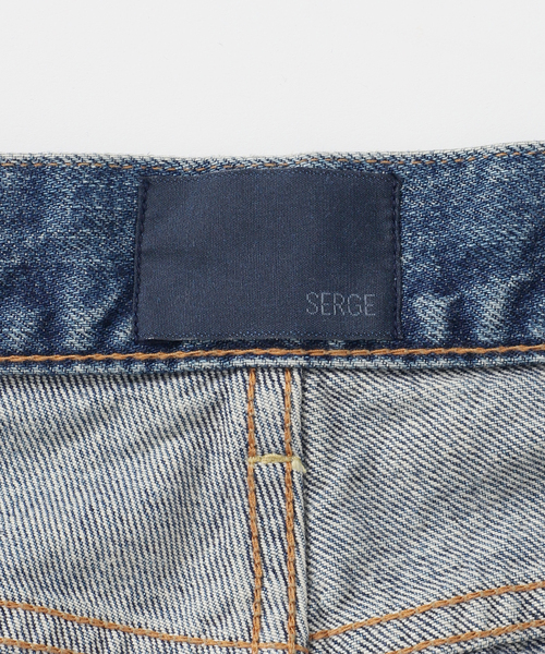 SERGE de bleu（サージ）の「SERGE/サージ REMAKE DARTS PANTS（デニムパンツ・レディース・ブルー・23/24/25/26）」の8枚目の写真