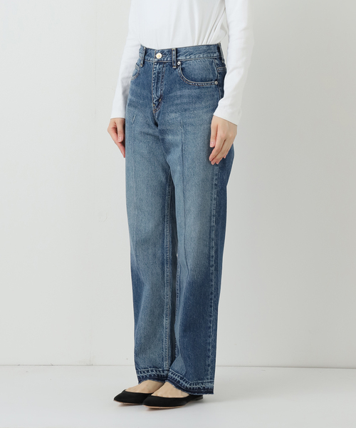 SERGE de bleu（サージ）の「SERGE/サージ REMAKE DARTS PANTS（デニムパンツ・レディース・ブルー・23/24/25/26）」の5枚目の写真