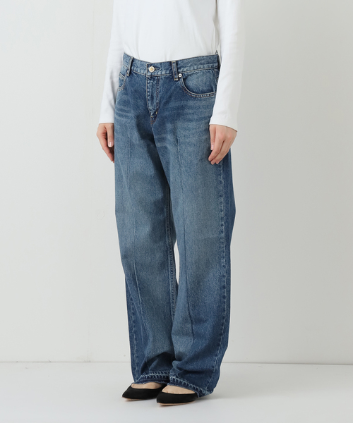 SERGE de bleu（サージ）の「SERGE/サージ REMAKE DARTS PANTS（デニムパンツ・レディース・ブルー・23/24/25/26）」の2枚目の写真