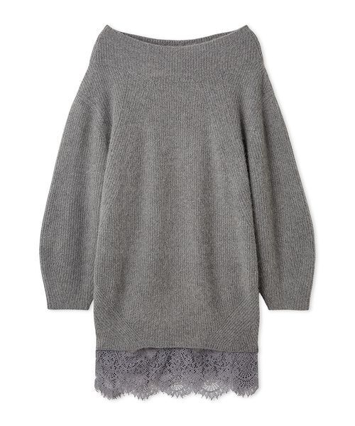 SNIDEL（スナイデル）の「ニットセットキャミミニワンピース（ワンピース・レディース・ミント/グレー/アイボリー・F）」の15枚目の写真