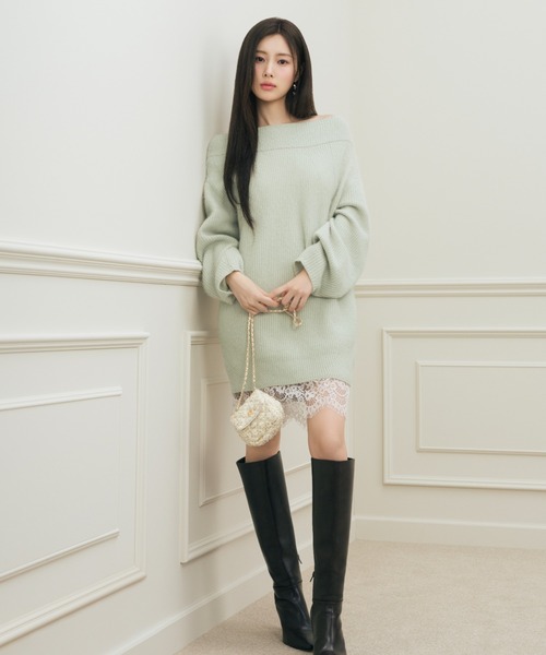 ニットセットキャミミニワンピース（ワンピース）｜SNIDEL（スナイデル