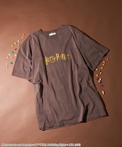 tシャツ 「Harry Potter」 ロゴTシャツ/ハリーポッター ロゴTシャツ レディース Harry Potter」 ロゴTシャツ/ハリーポッター ロゴTシャツ（T