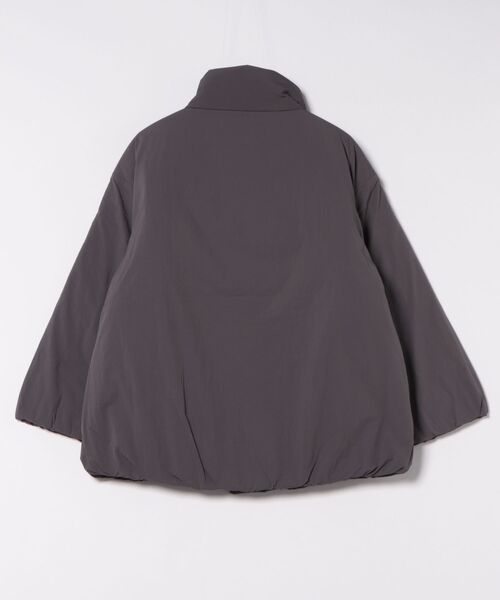 Honeys（ハニーズ）の「【非フッ素撥水加工】スタンド中綿ブルゾン（ブルゾン・レディース・チャコール/アイボリー/ダークベージュ/ブラック/ライトカーキ・S/M/LL/L）」の6枚目の写真