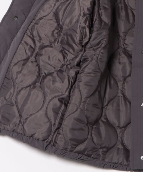 Honeys（ハニーズ）の「【非フッ素撥水加工】スタンド中綿ブルゾン（ブルゾン・レディース・チャコール/アイボリー/ダークベージュ/ブラック/ライトカーキ・S/M/LL/L）」の7枚目の写真