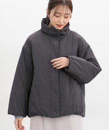 【非フッ素撥水加工】スタンド中綿ブルゾン