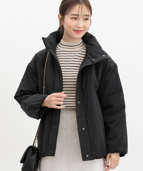 非フッ素撥水加工】スタンド中綿ブルゾン（ブルゾン）｜Honeys