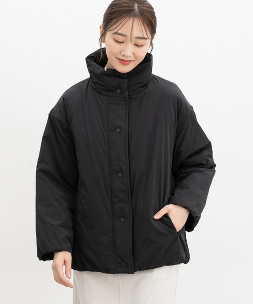 セール】【非フッ素撥水加工】スタンド中綿ブルゾン（ブルゾン