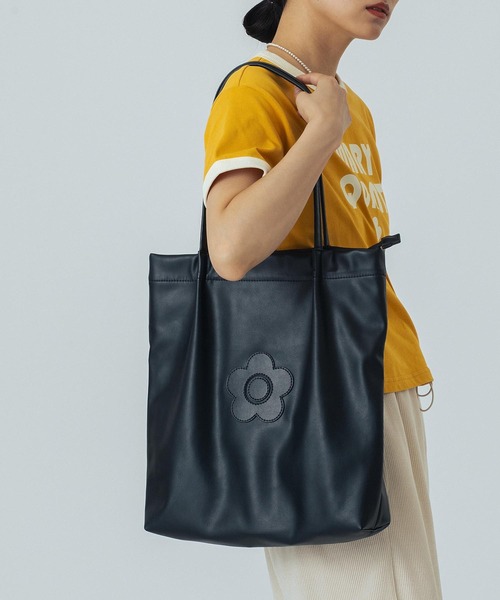 MARY QUANT)DAISY SYNTHETIC LEATHER TOTE（トートバッグ