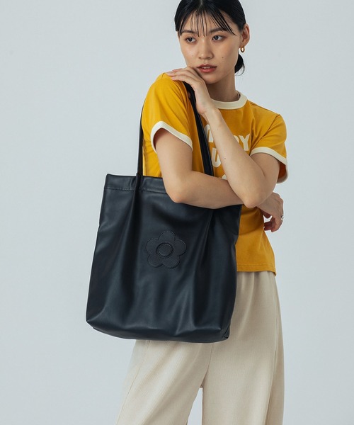 MARY QUANT)DAISY SYNTHETIC LEATHER TOTE（トートバッグ