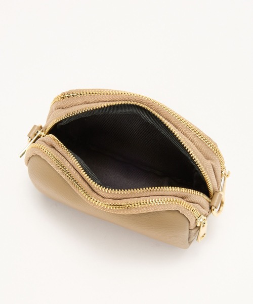 AULENTTI(オウレンティ)の「【AULENTTI】ジップポシェット(ショルダーバッグ・レディース・シルバーグレー/サックスブルー/ライトベージュ・FREE)」の19枚目の写真