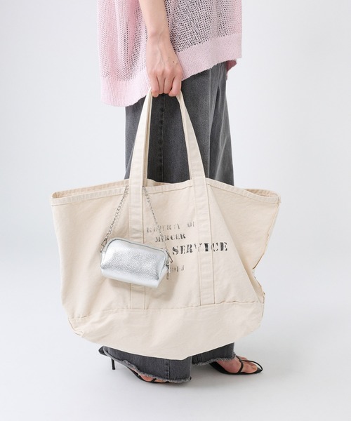 AULENTTI(オウレンティ)の「【AULENTTI】ジップポシェット(ショルダーバッグ・レディース・シルバーグレー/サックスブルー/ライトベージュ・FREE)」の9枚目の写真