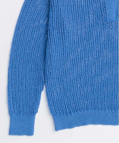 MAISON SPECIAL（メゾンスペシャル）の「Boucle Mesh Knit Pullover/ブークレーメッシュニット（ニット/セーター・レディース・ボルドー/ブルー/ブラック・FREE）」の7枚目の写真