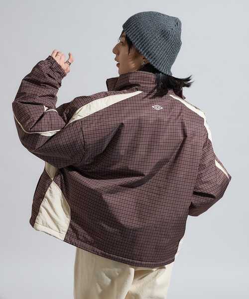FREAKSStore×UMBRO 別注Padding Nylon Jacket UMBRO/別注 Padding Track Jacket/別注 パディング トラック