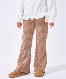 ever closet（エバークローゼット）の「総柄ジャガード フレアパンツ（その他パンツ）」