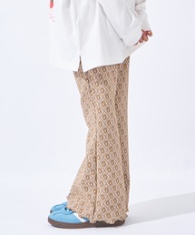 ever closet（エバークローゼット）の「総柄ジャガード フレアパンツ（その他パンツ）」