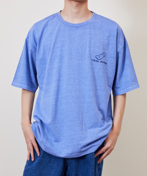 Fluffy BROTHERS(フラッフィーブラザーズ)の「刺繍Tシャツ(大人サイズ)(Tシャツ/カットソー・メンズ・パープル/エメラルド・M/L/XL)」の2枚目の写真