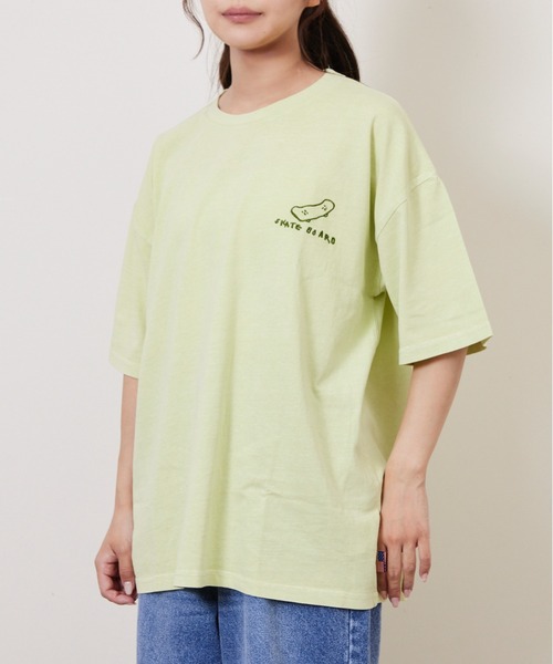 Fluffy BROTHERS(フラッフィーブラザーズ)の「刺繍Tシャツ(大人サイズ)(Tシャツ/カットソー・メンズ・パープル/エメラルド・M/L/XL)」の3枚目の写真