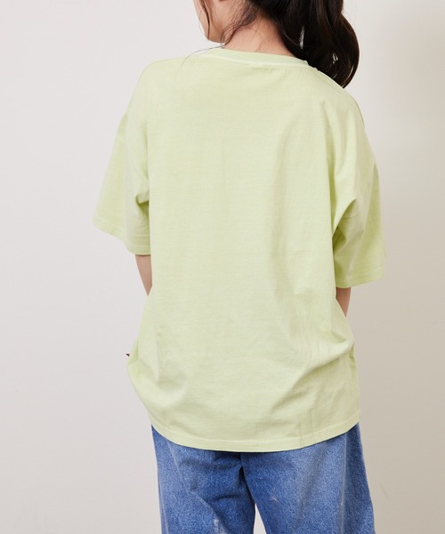 Fluffy BROTHERS(フラッフィーブラザーズ)の「刺繍Tシャツ(大人サイズ)(Tシャツ/カットソー・メンズ・パープル/エメラルド・M/L/XL)」の4枚目の写真